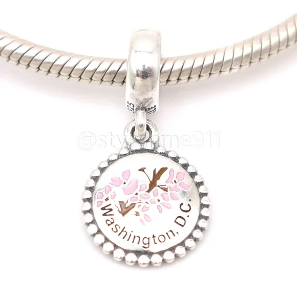 Authentic PANDORA Rare Special Edition Washington DC Dangle Charm - Picture 3 of 10